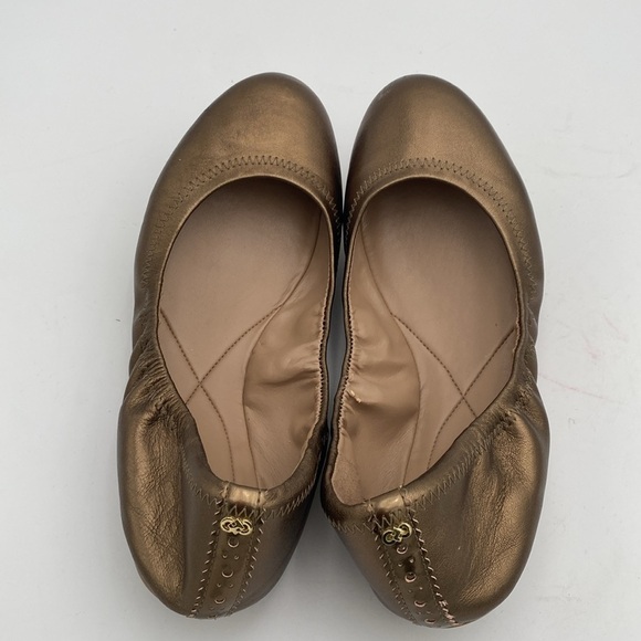 Cole haan Elegant Brown Ballet Flats women 7B slip on office casual vacation Y2K - Picture 8 of 11